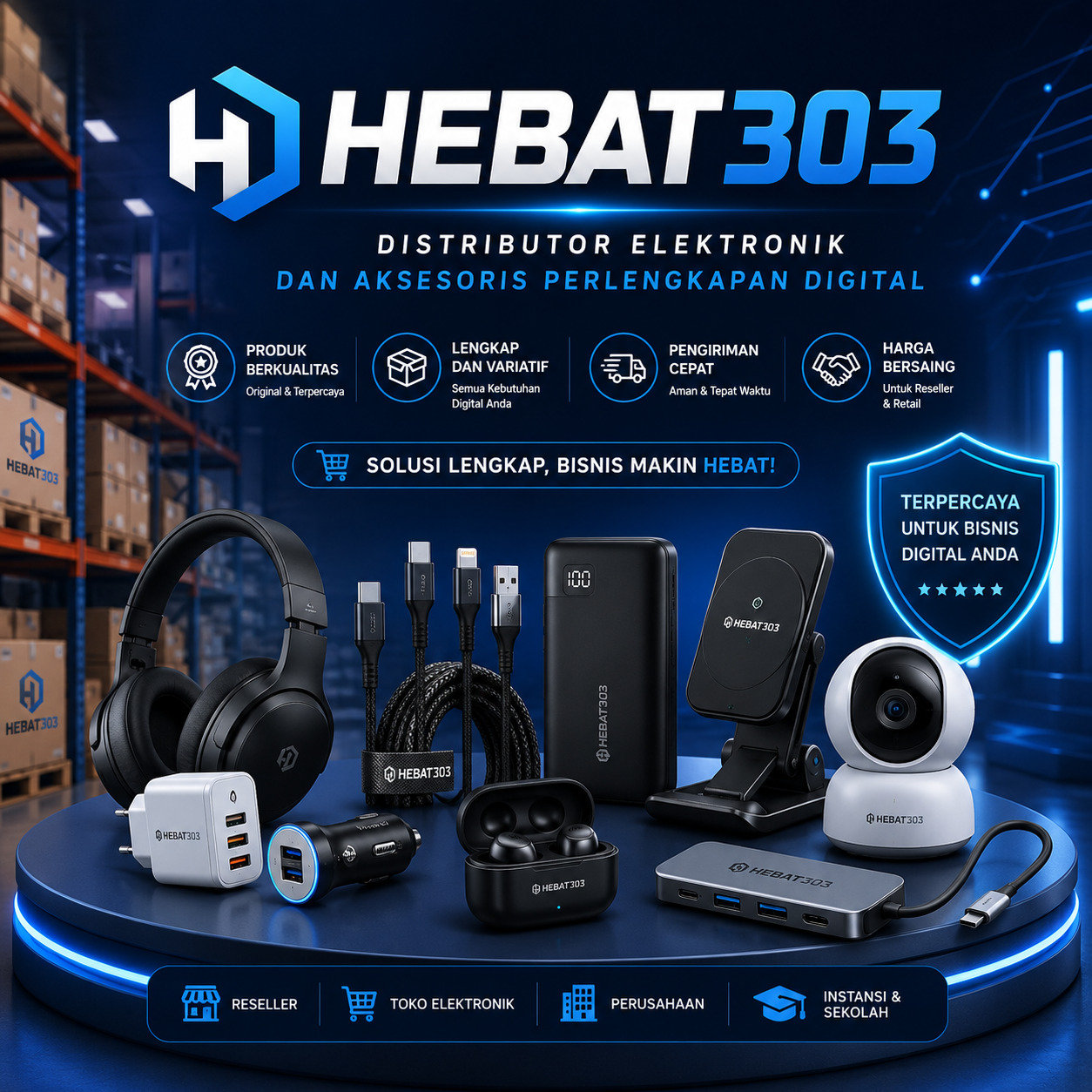 HEBAT303 - Distributor Elektronik Dan Aksesoris Perlengkapan Digital